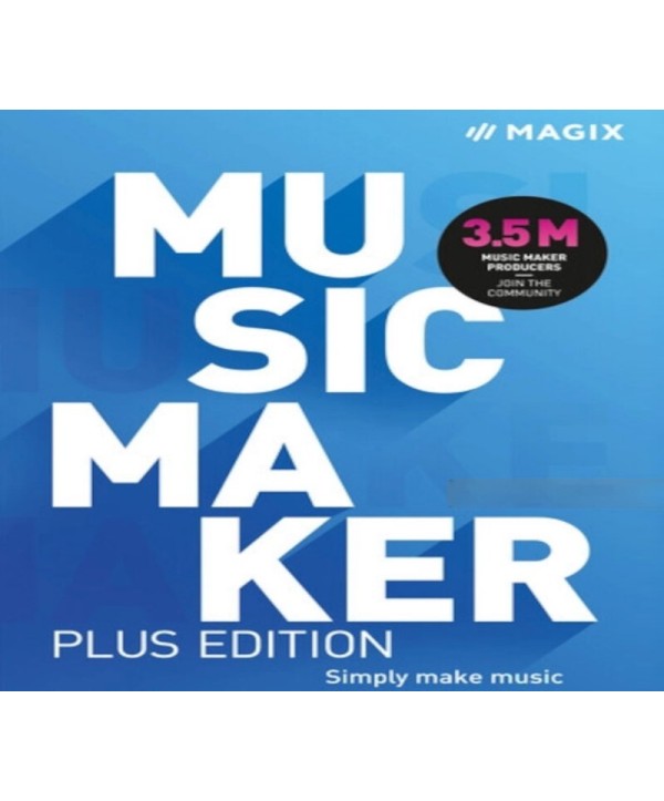 MAGIX Music Maker Plus 2021 Digital Download Key GLOBAL